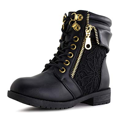 Amazon.com | Girls Lace Up Ankle Boots (Toddler/Little Kid/Big Kid