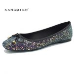 Aliexpress.com : Buy Sequin Glitter Ballet Flat Shoes Women Blue