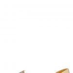 Cute Gold Flats - D'Orsay Shoes - Pointed Flats - $23.00