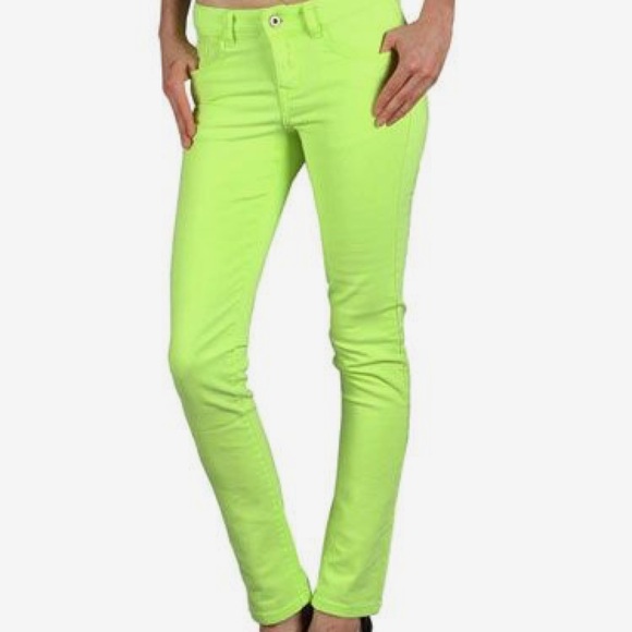 jcpenney Jeans | Lime Green Skinny Size 286 | Poshmark