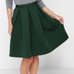8 Best Dark Green Skirt images | Green skirts, Casual wear, Fashion