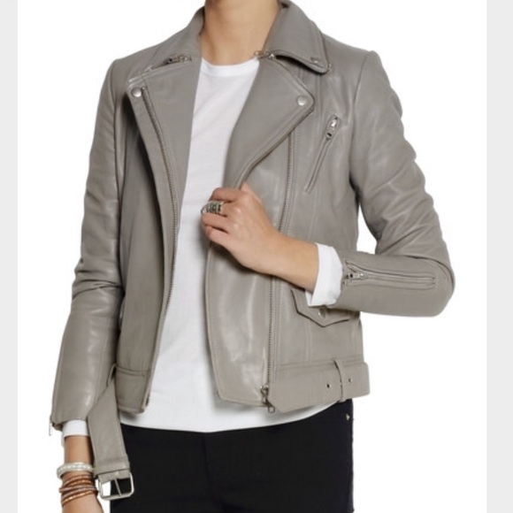 Get the best style with grey leather  jackets
