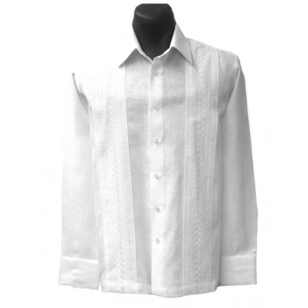 Perfect White Wedding Guayabera Shirts for Men - Elegante