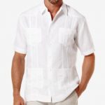 Cubavera Short-Sleeve Embroidered Guayabera Shirt - Casual Button