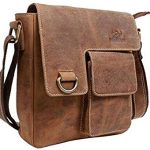 Amazon.com: TUZECH Pure Leather bag Modern Styled Faded Handy