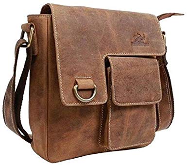 Amazon.com: TUZECH Pure Leather bag Modern Styled Faded Handy