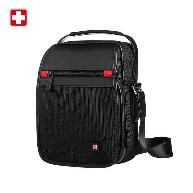 Swisswin messenger Shoulder Bag 11' black bag for Ipad handy