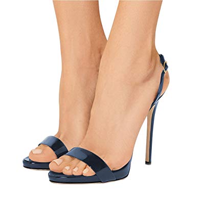 Amazon.com | FSJ Women Sexy High Heel Stiletto Sandals Ankle Strap