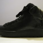 Coach Mens Shearling C201 Black High Top SNEAKERS Leather US Shoe