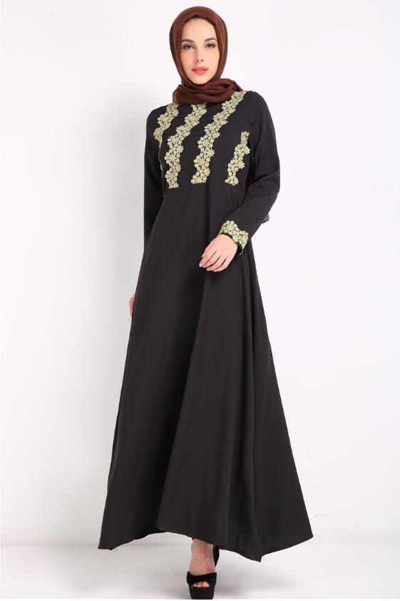 Malaysia Lady Abaya Clothes Turkey Muslim Fashion Women Embroidery
