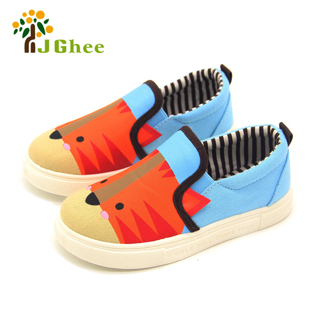 Kids Shoes Boys Girls Cartoon Design Canvas Children Sneakers Casual