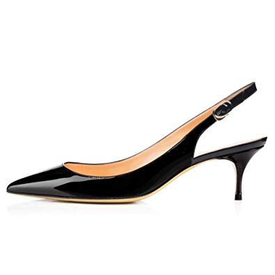 Trendy and elegant kitten heel shoes