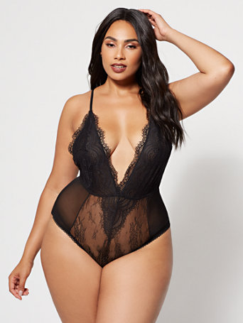 Plus Size Alexia Lace Lingerie Bodysuit | Fashion To Figure | FTF