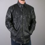 Hot Leathers Men's Leather Shirt