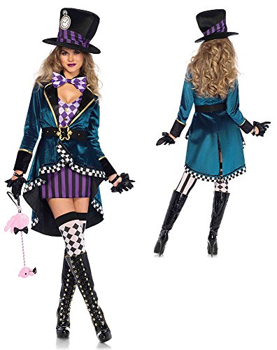 Leg Avenue Women's Delightful Hatter Costume - Alice-in-Wonderland
