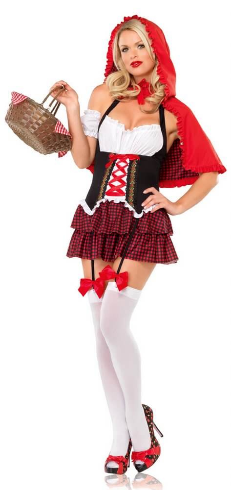 Leg Avenue Ravishing Red Riding Hood Adult Costume - Candy Apple