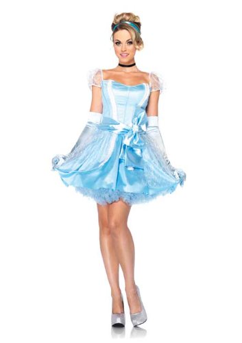 Amazon.com: Leg Avenue Disney 3Pc.Classic Cinderella Dress Choker