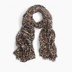 Leopard scarf : Women scarves, hats & gloves | J.Crew