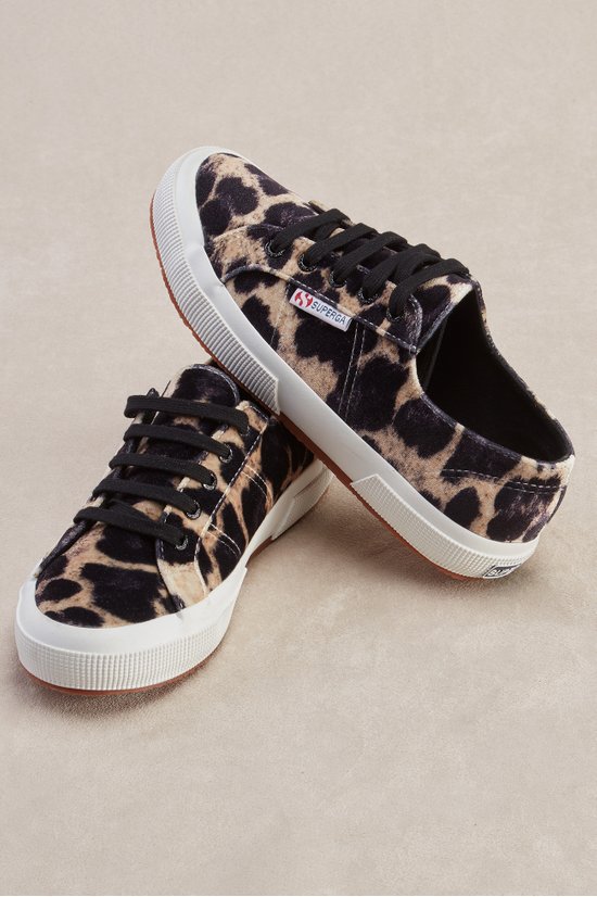 Superga Leopard Sneakers - Velvet Sneakers | Soft Surroundings