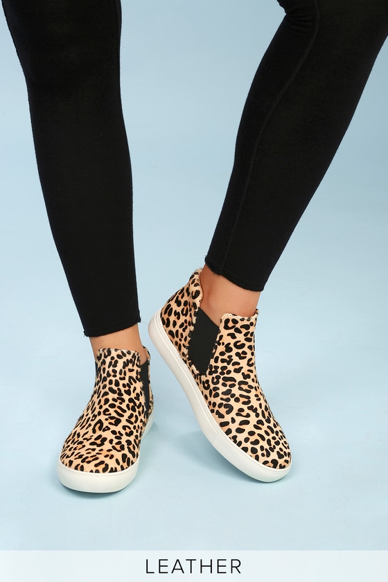 Coconuts Harlan - Pony Fur Sneakers - Leopard Sneakers