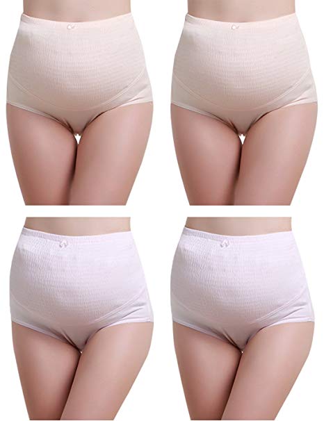 Tububa High Cut Waist Maternity Panties Pregnancy Underwear Briefs