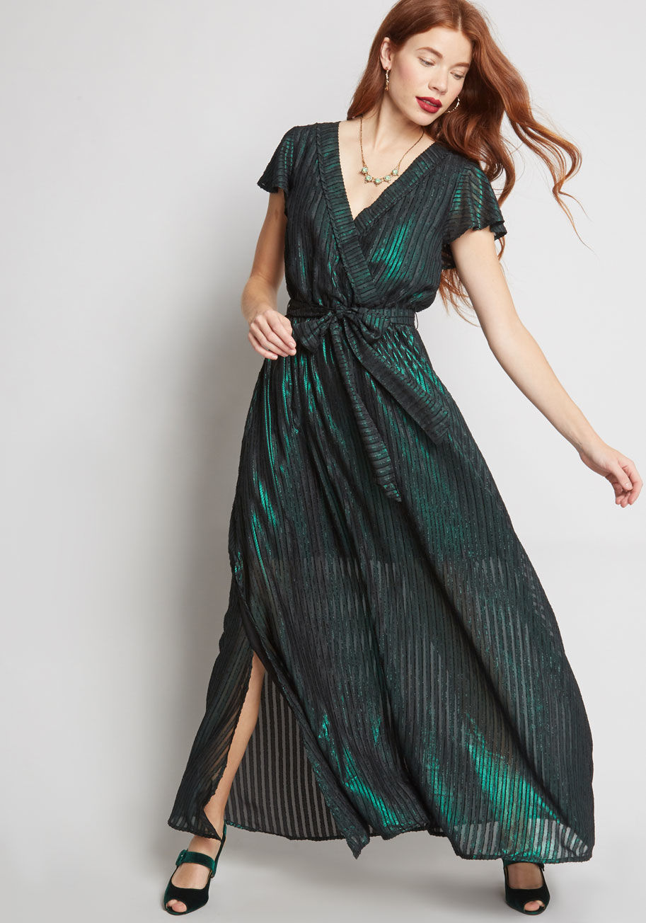 ModCloth Your Time to Shine Maxi Dress Green | ModCloth