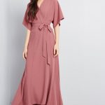 Everlasting Impression Maxi Wrap Dress Rose | ModCloth
