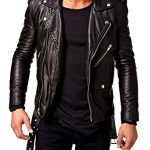 Best Seller Leather Men's Leather Jacket at Amazon Men's Clothing store: