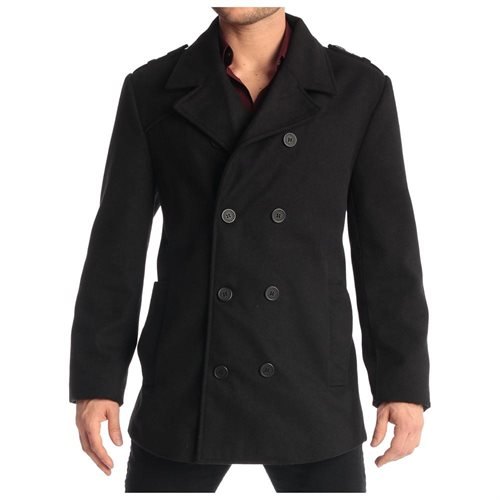 Artofdeals: Alpine Swiss Jake Mens Pea Coat Wool Blend Double