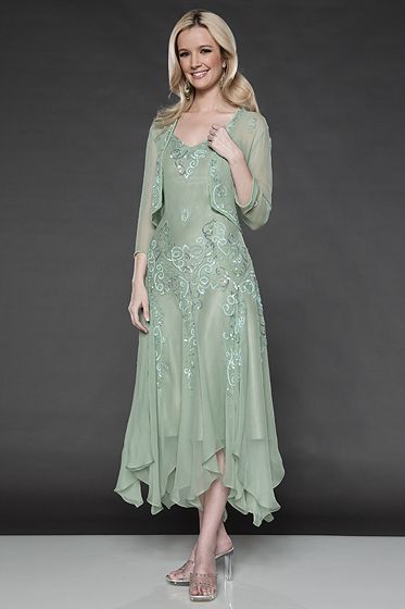 mother of the bride dresses in sage green - Google Search