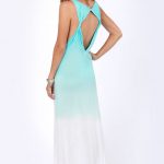 RVCA Dahomey Dress - Aqua Blue Dress - Maxi Dress - $42.00