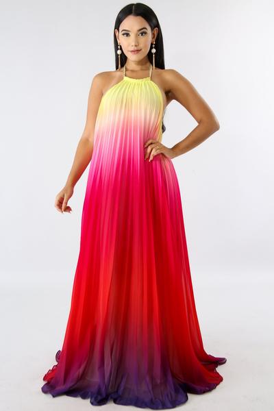 Ombre Maxi Dress u2013 33 Wishes