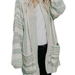 Beautife Womens Oversized Sweaters Long Sleeve Open Front Cardigans