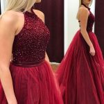 Burgundy Prom Gowns, Formal Dresses, Wedding Party Dresses,Sweet 16