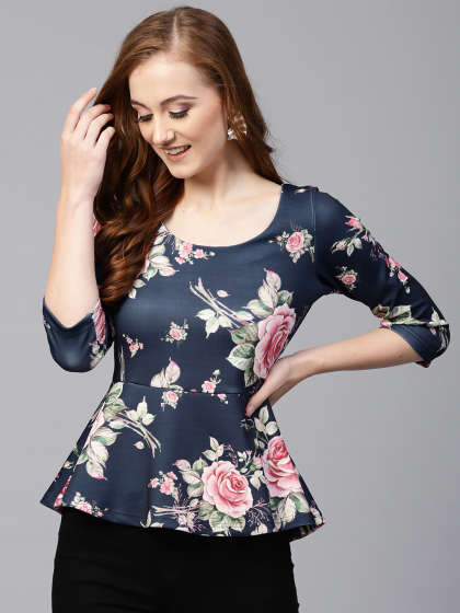 Peplum Tops - Buy Peplum Tops online in India