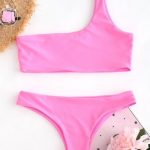 Pink Bikini | Hot, Push up, High Waist, Striped and String Pink