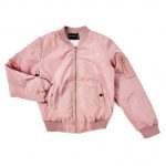 Cuties Fashions Blush Pink Bomber Jacket - Girls | Zulily