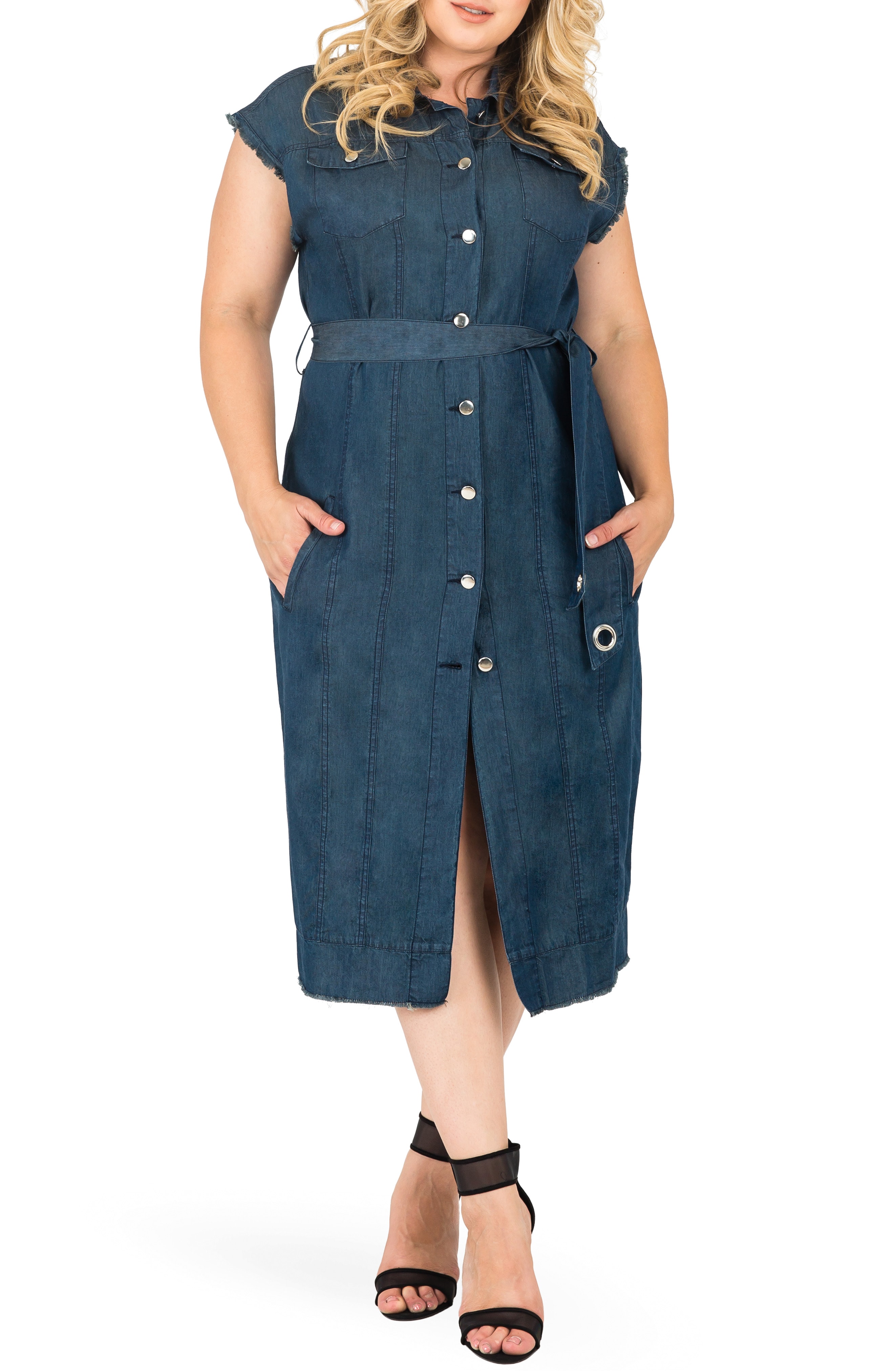 Denim Plus-Size Dresses | Nordstrom