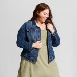 Women's Plus Size Freeborn Denim Jacket - Universal Thread™ Medium