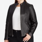 Lauren Ralph Lauren Plus Size Leather Jacket - Coats - Women - Macy's