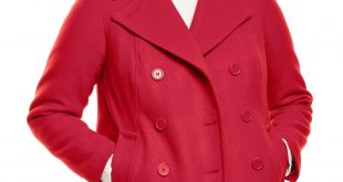 Wool-Blend Double-Breasted Peacoat | Plus Size Wool Coats | Woman Within
