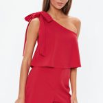 Red Playsuits | Burgundy & Maroon Playsuits - Missguided