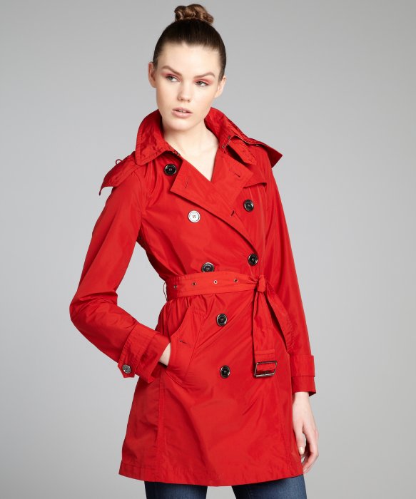 RED TRENCH COAT on The Hunt