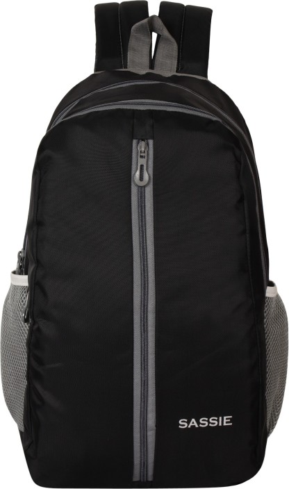 Flipkart.com | Sassie Black School Bag II Genuine Backpack II