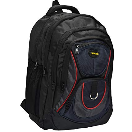 New-Era Polyester 50 Ltr Black School Bag: school bags for boys
