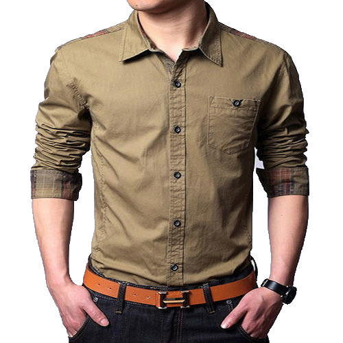 Men's Full Sleeves Casual Shirt, Gents Casual Shirt, Mens Plain