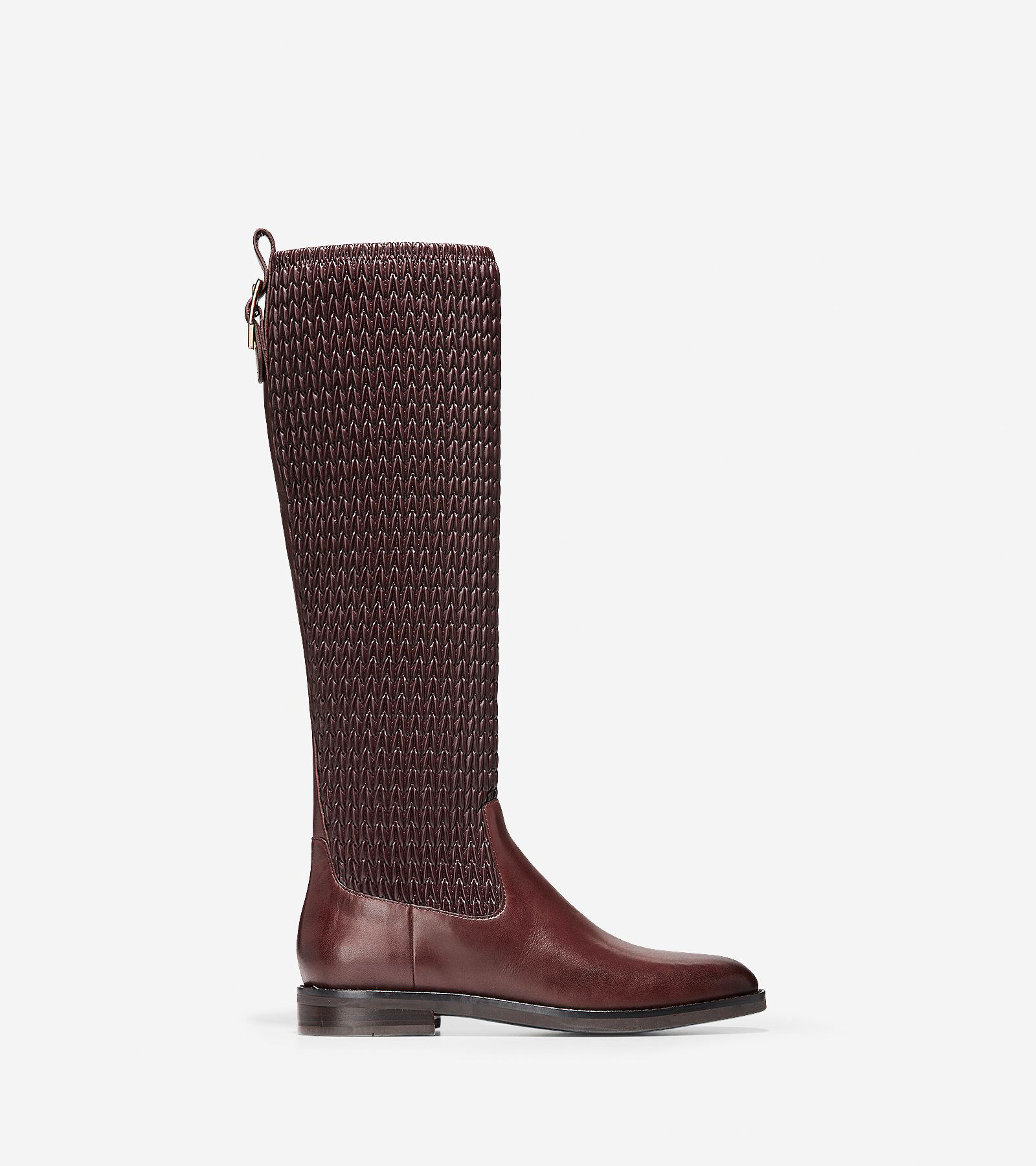 Women's Lexi Grand Stretch Boots in Chocolate | Cole Haan