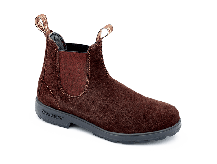 Brown Suede Leather Chelsea Boots, Women's Style 1458 - Blundstone USA