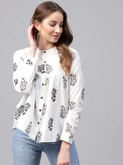 Ladies Tops - Buy Tops & T-shirts for Women Online | Myntra