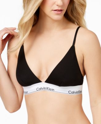 Calvin Klein Logo-Band Triangle Bralette QF1061 - All Bras - Women